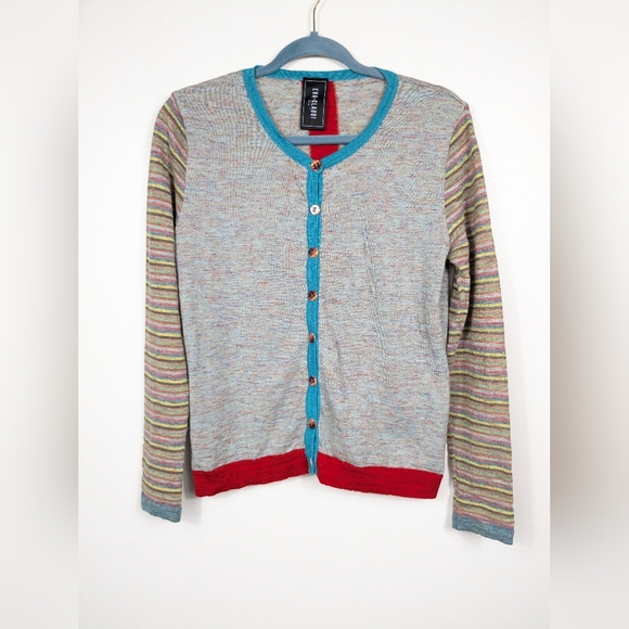 Eva & Claudi Size Large Wool Alpaca Blend Size Large Danish Design Artsy Funky - Picture 8 of 14